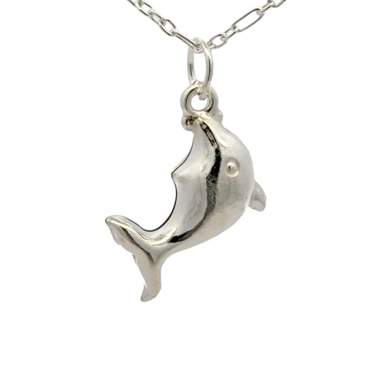 925 Sterling Silver Dolphin Charm