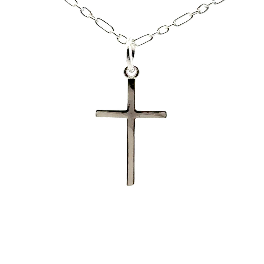 925 Sterling Silver Cross Charm