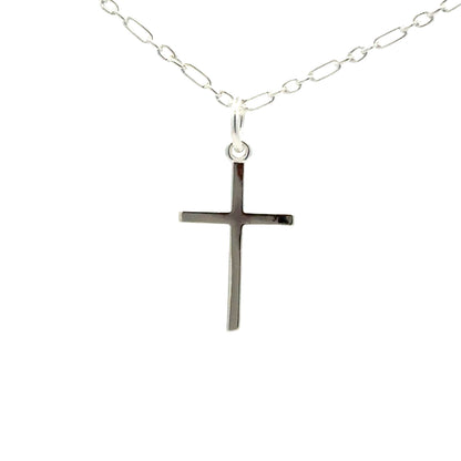 925 Sterling Silver Cross Charm