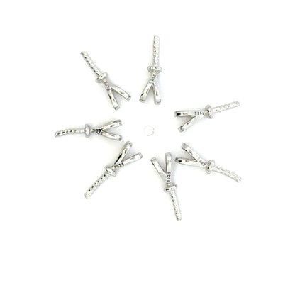 925 Sterling Silver Pack of 2 Peg Bail