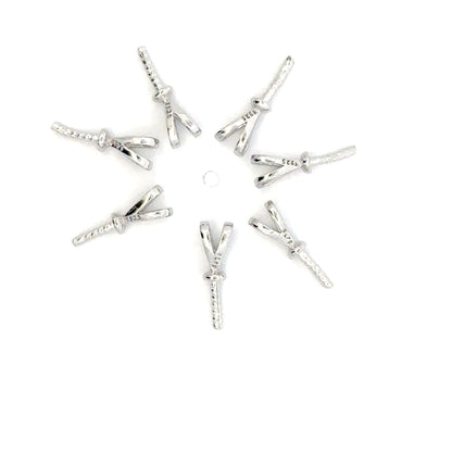 925 Sterling Silver Pack of 2 Peg Bail