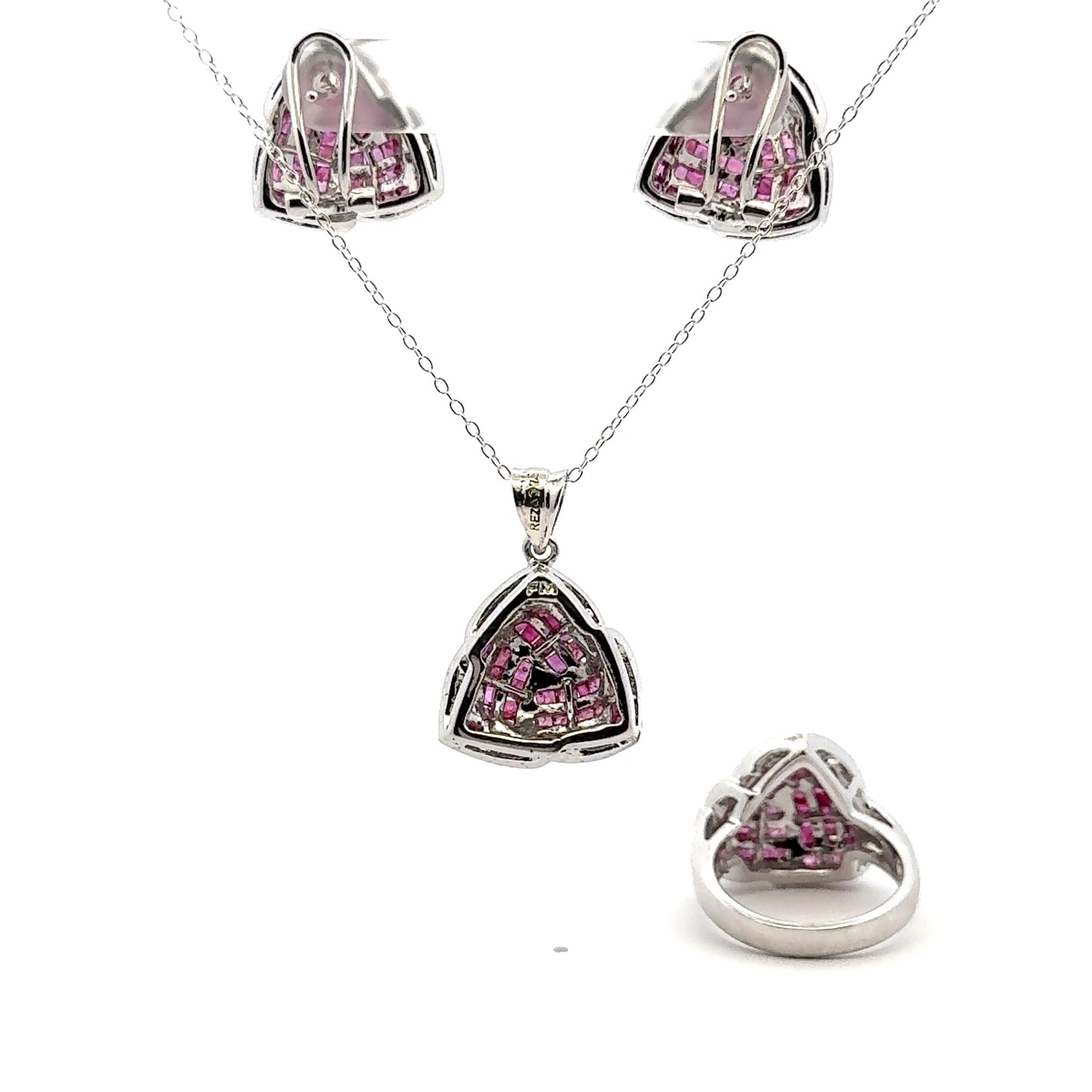 Ruby Jewelry Set
