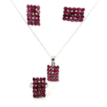 Ruby Jewelry Set