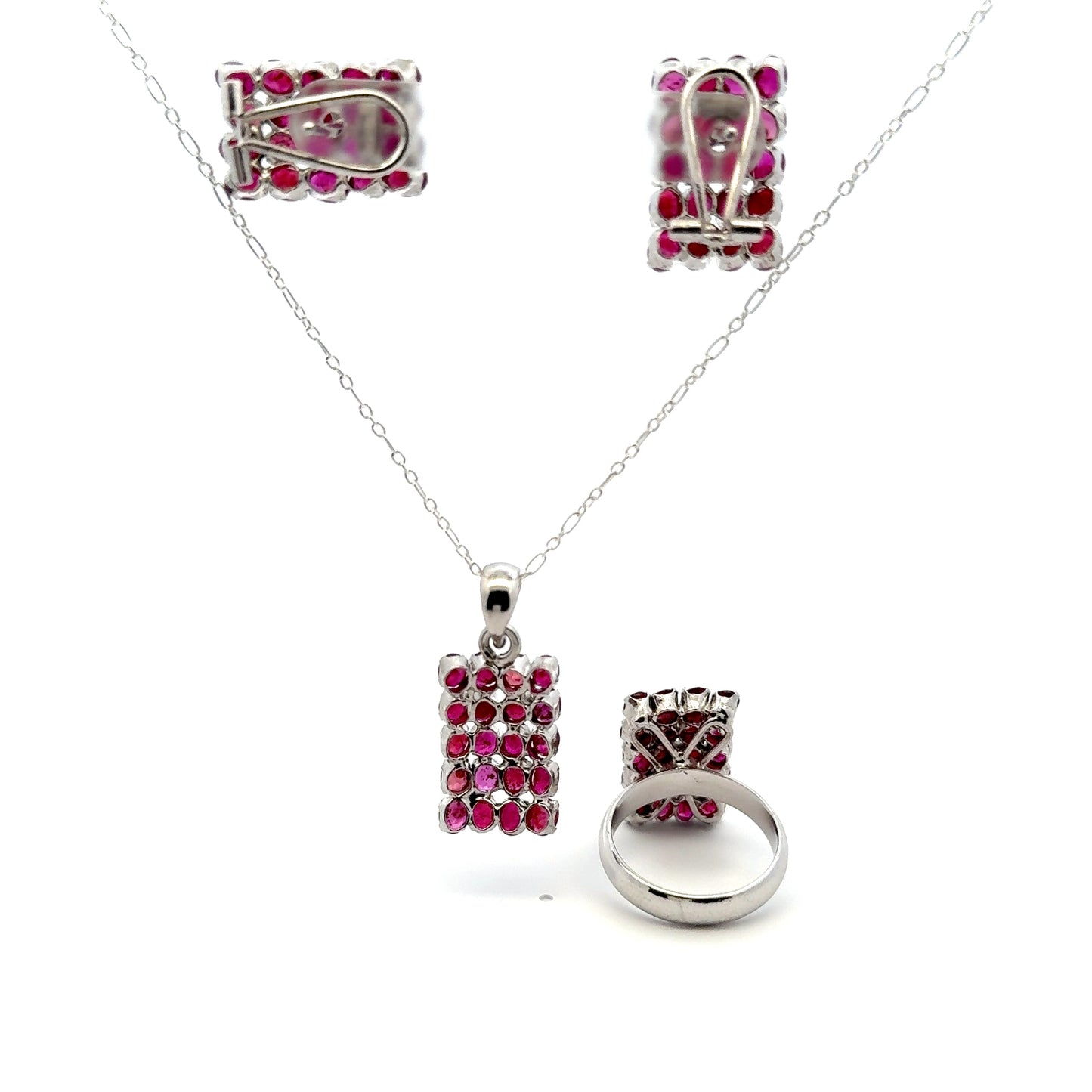 Ruby Jewelry Set