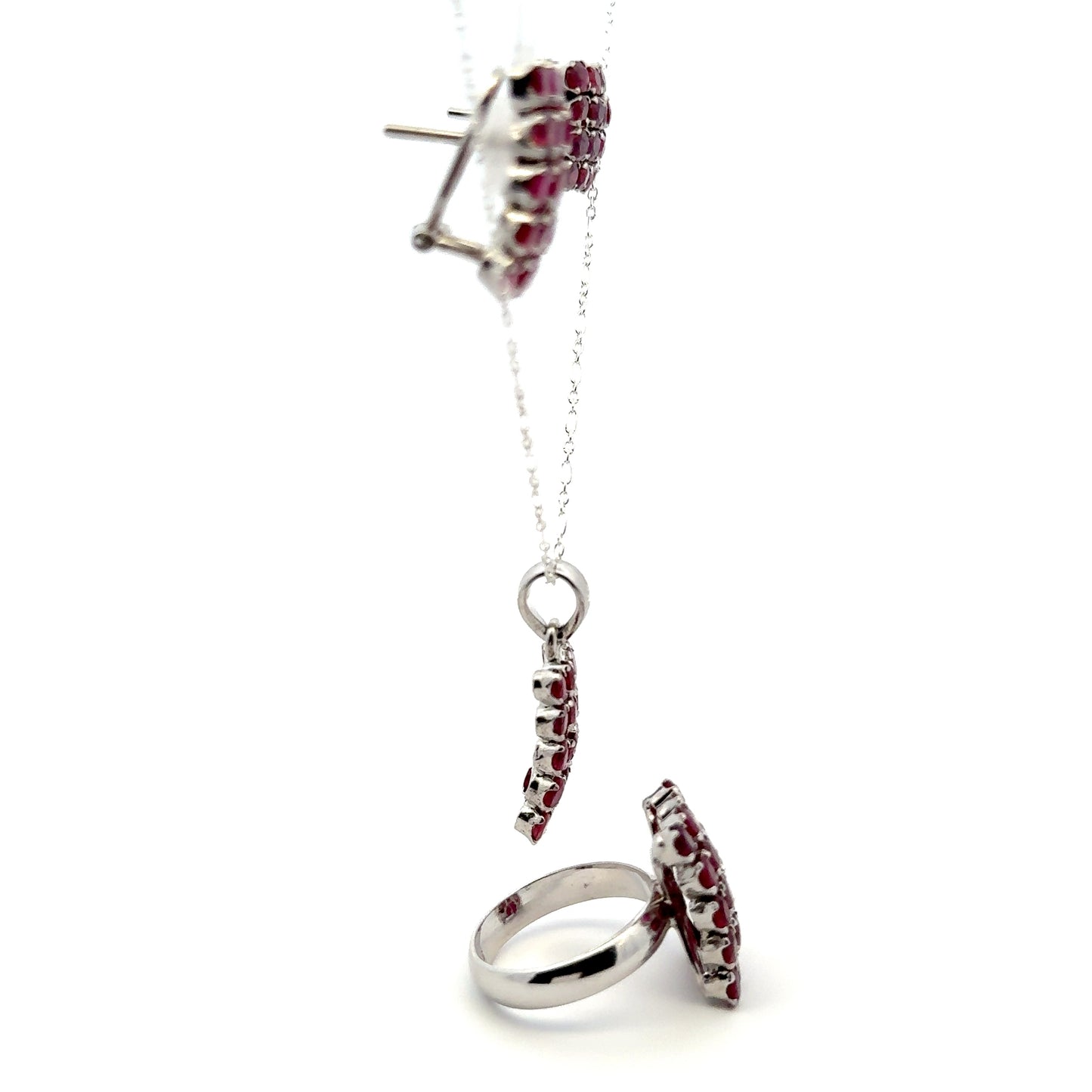 Ruby Jewelry Set