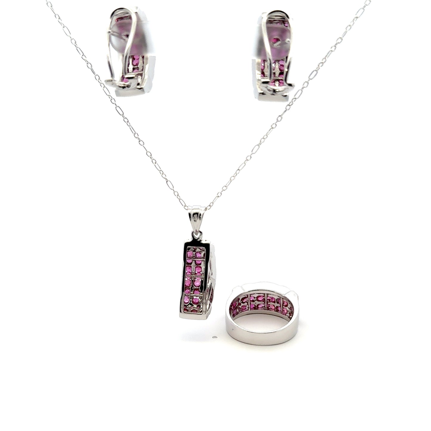 Ruby Jewelry Set