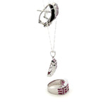 Ruby Jewelry Set