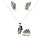 Ruby & Sapphire Jewelry Set