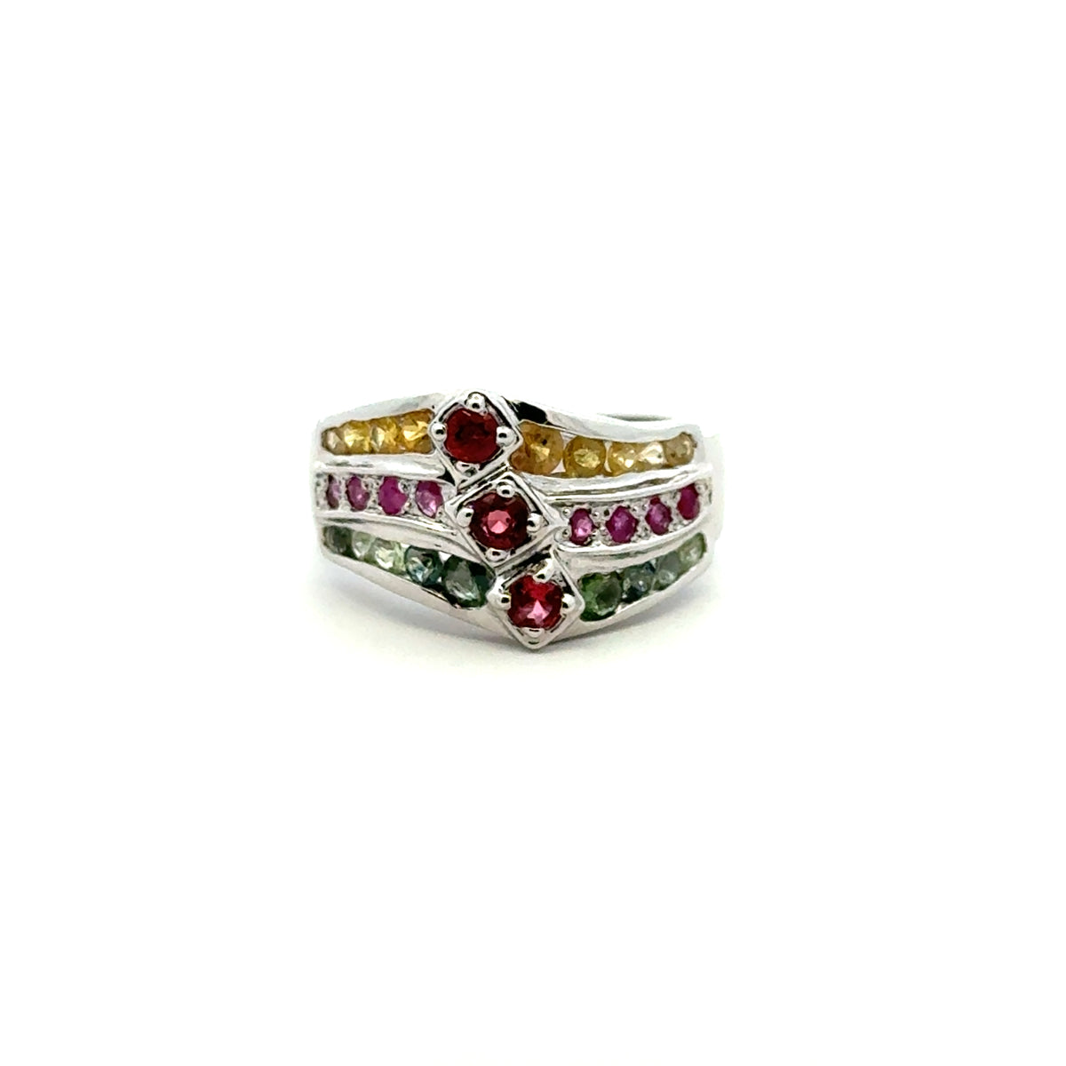 Ruby & Sapphire Jewelry Set