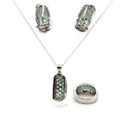 Emerald & Ruby Jewelry Set