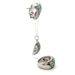Emerald & Ruby Jewelry Set