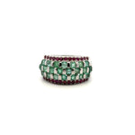Emerald & Ruby Jewelry Set