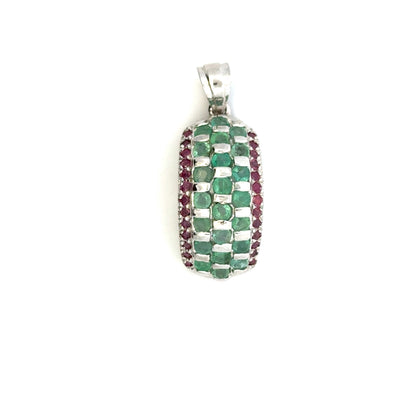 Emerald & Ruby Jewelry Set
