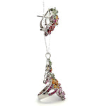 Jewelry Set: Ruby & Sapphire (Multi-Gemstone Jewelry)