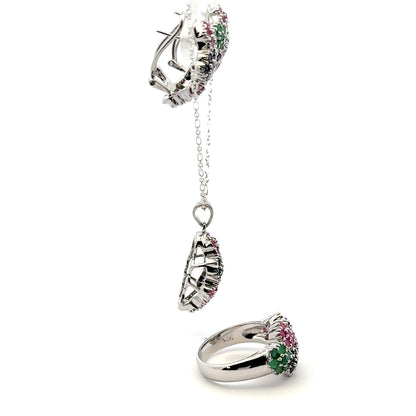 Ruby, Sapphire & Emerald Set