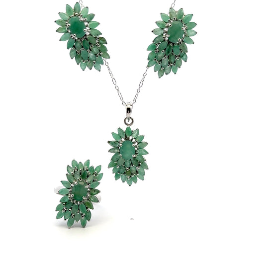 Emerald Jewelry Set