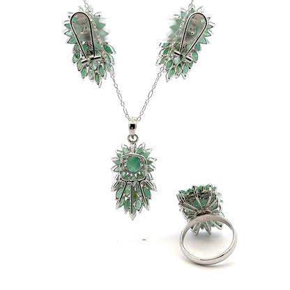 Emerald Jewelry Set