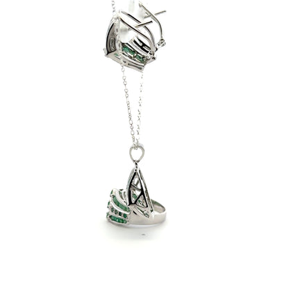 Emerald Jewelry Set