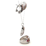 Ruby & Sapphire Jewelry Set