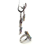 Jewelry Set: Ruby, Sapphire, Amethyst, Citrine & Topaz (Multi-Gemstone Jewelry)