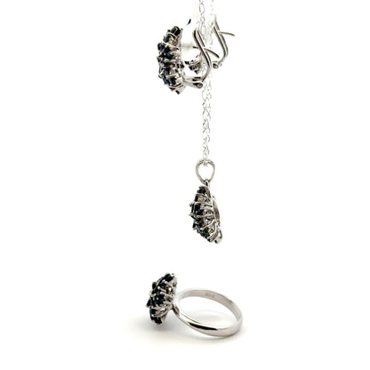 Sapphire Jewelry Set