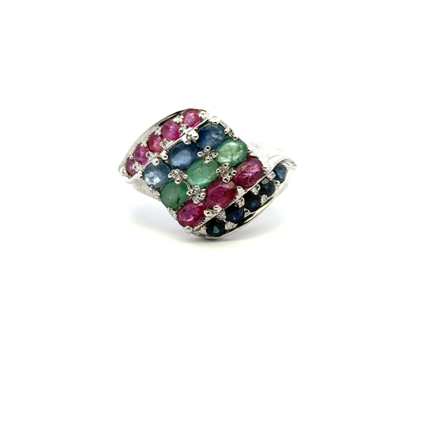 Jewelry Set: Ruby, Sapphire & Emerald Set (Multi-Gemstone Jewelry)