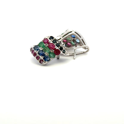 Jewelry Set: Ruby, Sapphire & Emerald Set (Multi-Gemstone Jewelry)