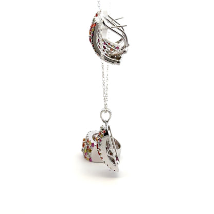 Ruby & Sapphire Jewelry Set