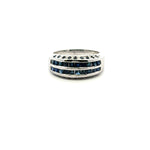 Sapphire Channel Jewelry Set