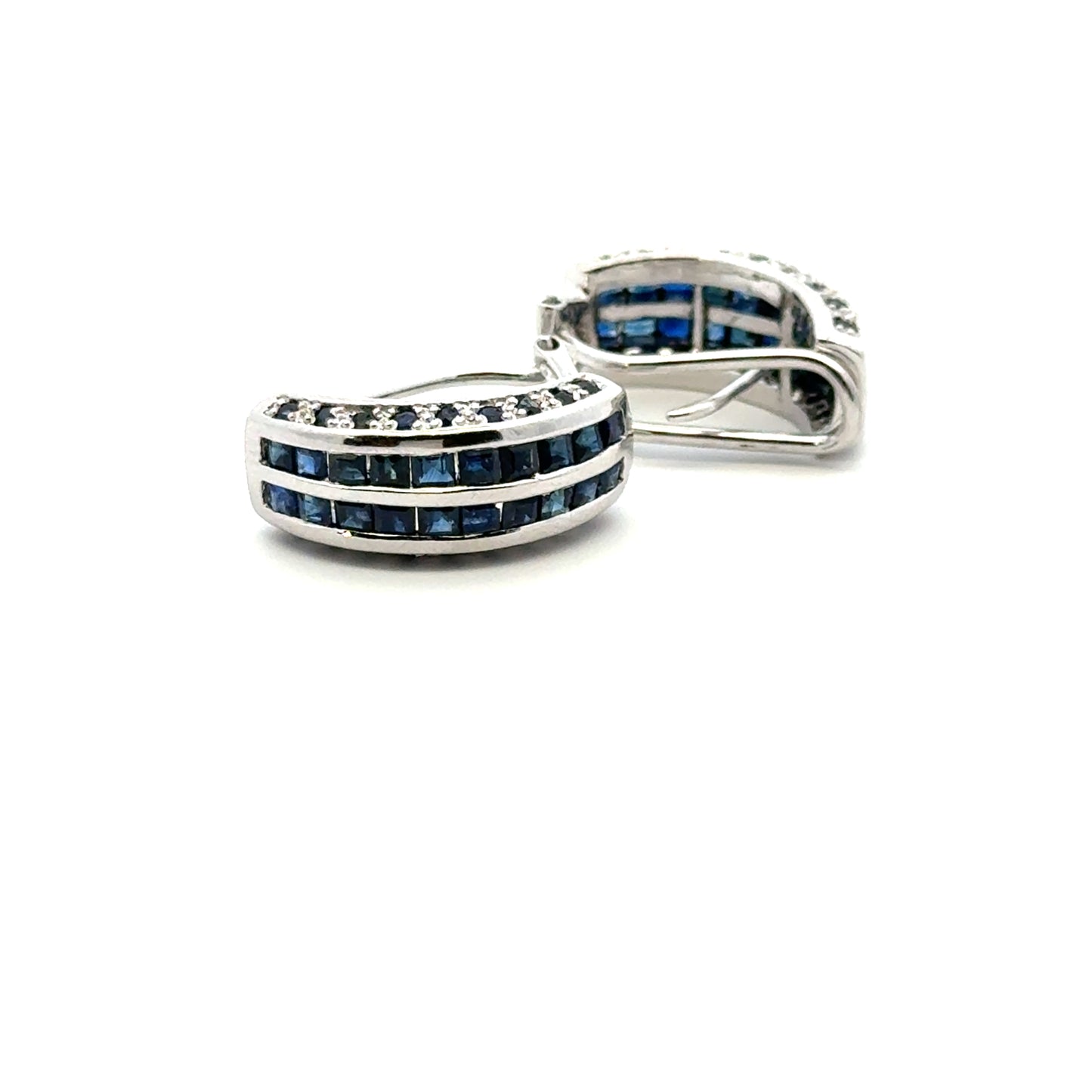 Sapphire Channel Jewelry Set