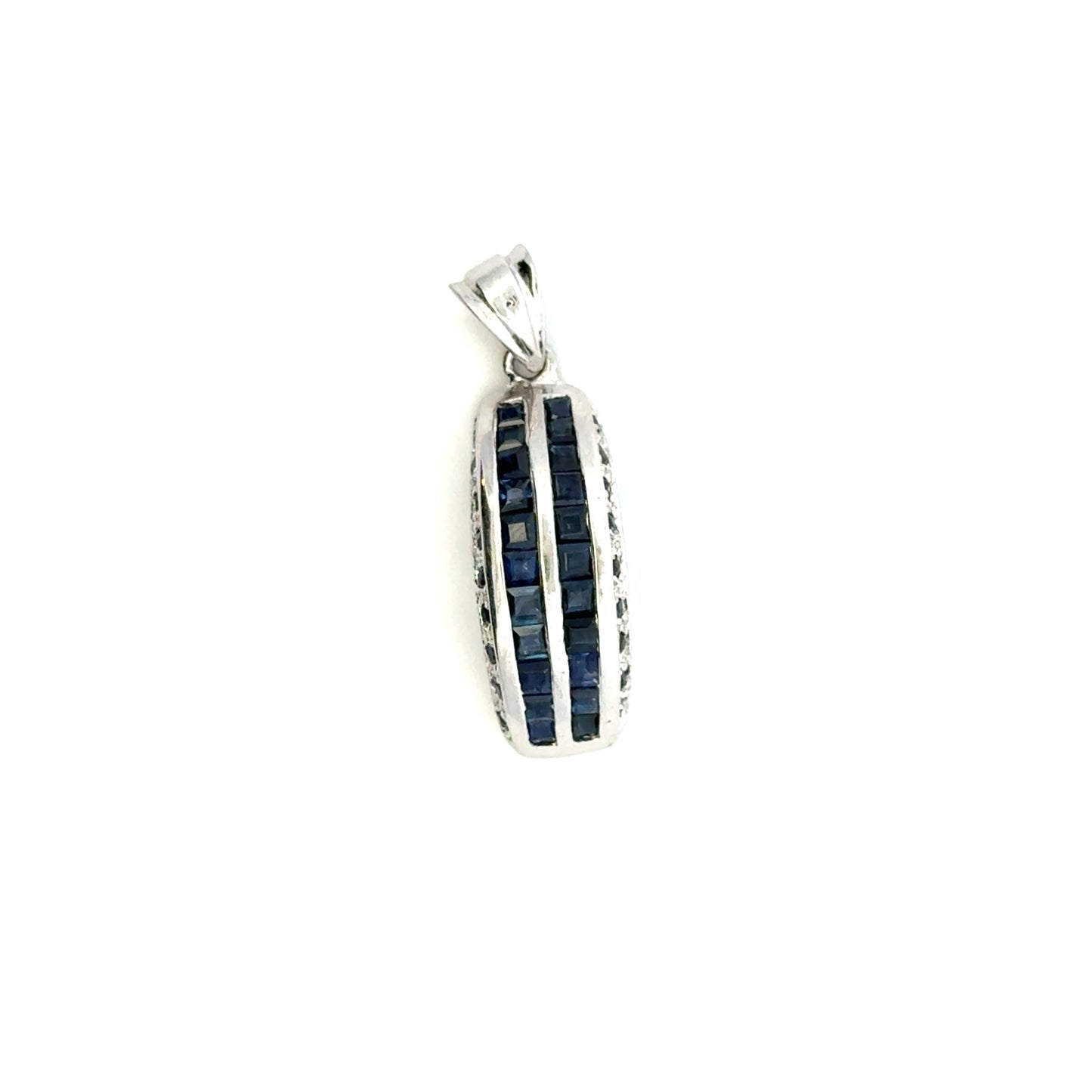 Sapphire Channel Jewelry Set