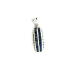 Sapphire Channel Jewelry Set
