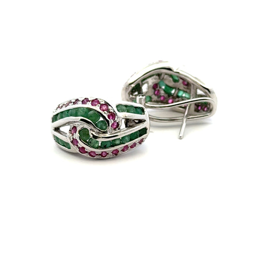 Jewelry Set: Ruby & Emerald (Multi-Gemstone Jewelry)