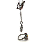 Jewelry Set: Multi-Color Sapphire – 925 Sterling Silver Collection