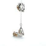 Orange Sapphire Jewelry Set