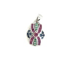 Jewelry Set: Ruby, Sapphire & Emerald