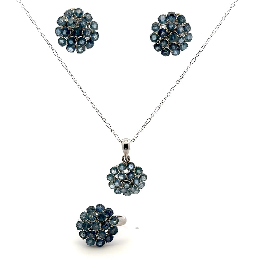Sapphire Jewelry Set