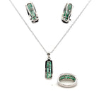 Jewelry Set: Ruby & Emerald (Multi-Gemstone Jewelry)