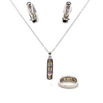 Sapphire & Ruby Handmade Jewelry Set