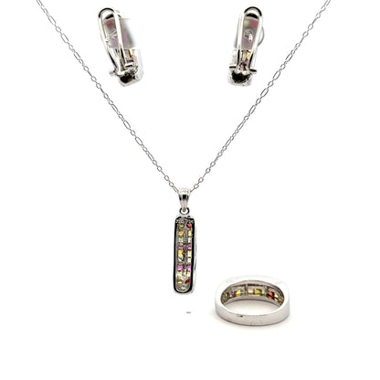 Sapphire & Ruby Handmade Jewelry Set