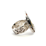 Bumble Bee Jasper & Sapphire Pendant