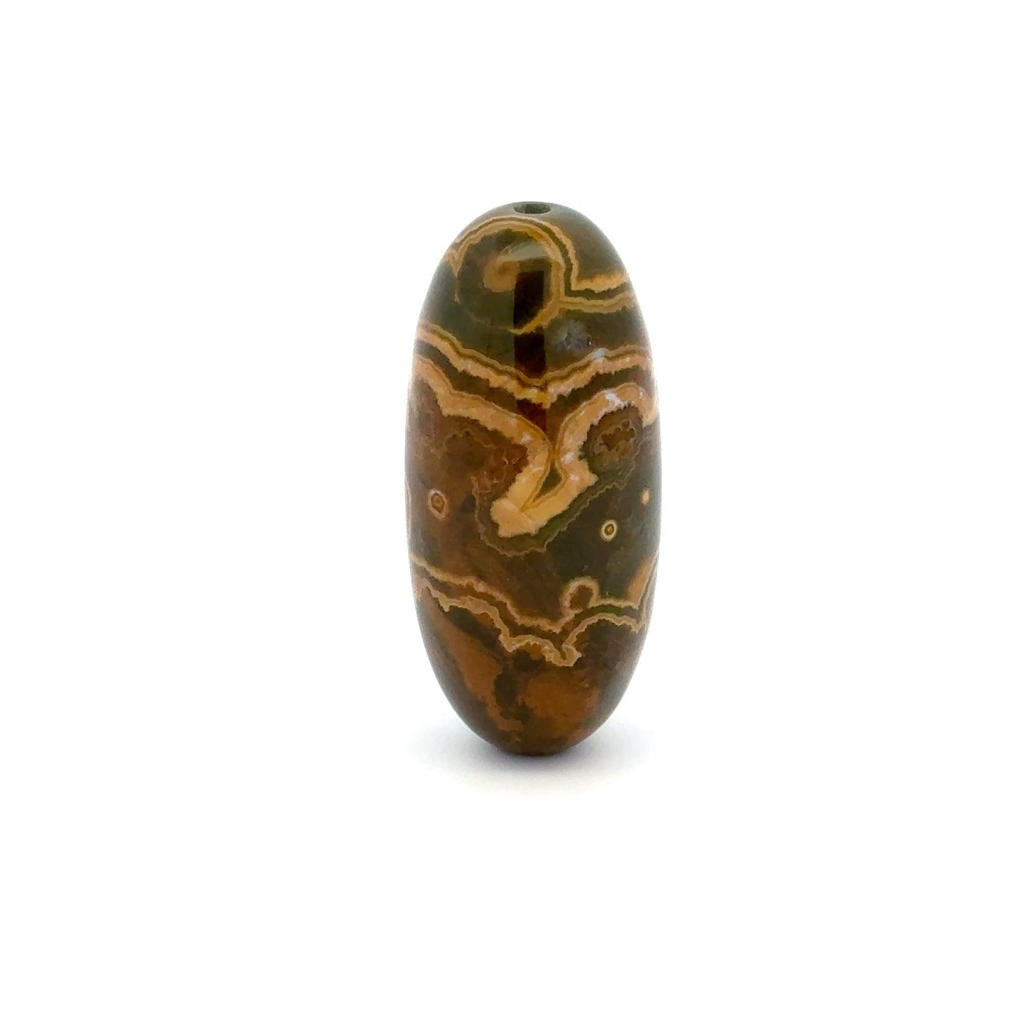 Ocean Jasper, Custom Cut Barrel Shaped