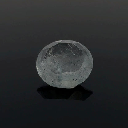 Blue Rutilated Quartz Faceted Stone
