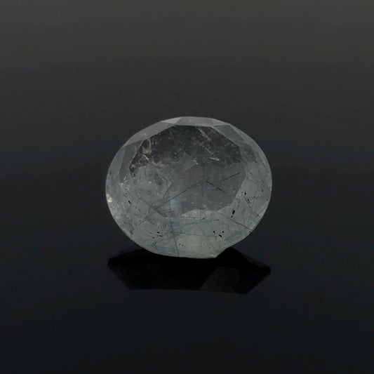 Blue Rutilated Quartz Faceted Stone