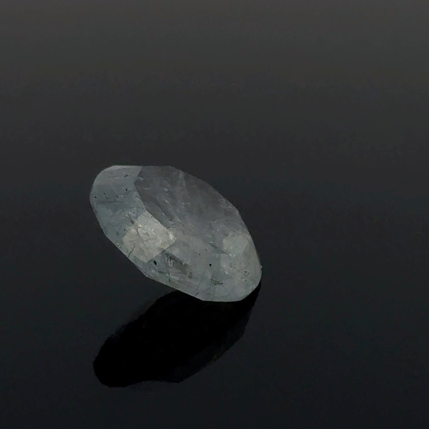 Blue Rutilated Quartz Faceted Stone