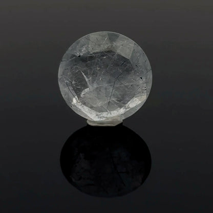 Blue Rutilated Quartz Faceted Stone
