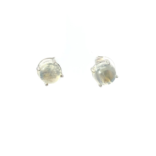 Moonstone Earrings – Mystical Gemstone Jewelry with Subtle Iridescence
