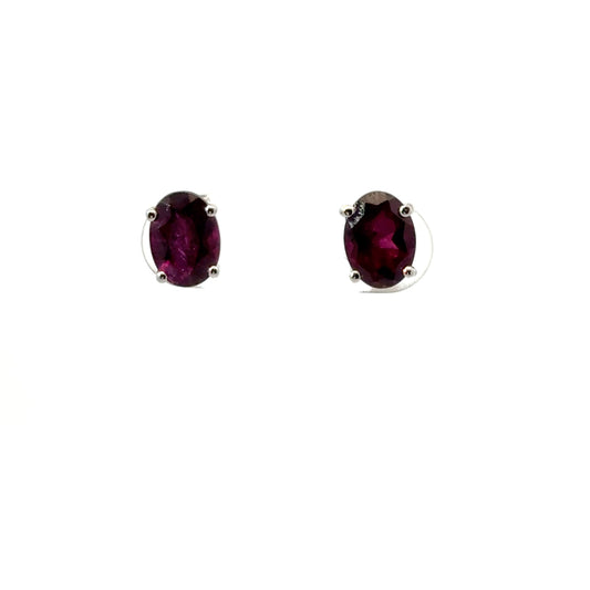 Garnet Diamond Shaped Earrings – Artisan Jewelry Featuring Bold, Radiant Color