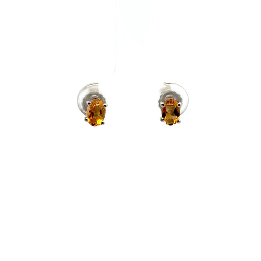 Citrine Earrings Diamond-Shaped – Unique Statement Jewelry with Warm Golden Glow