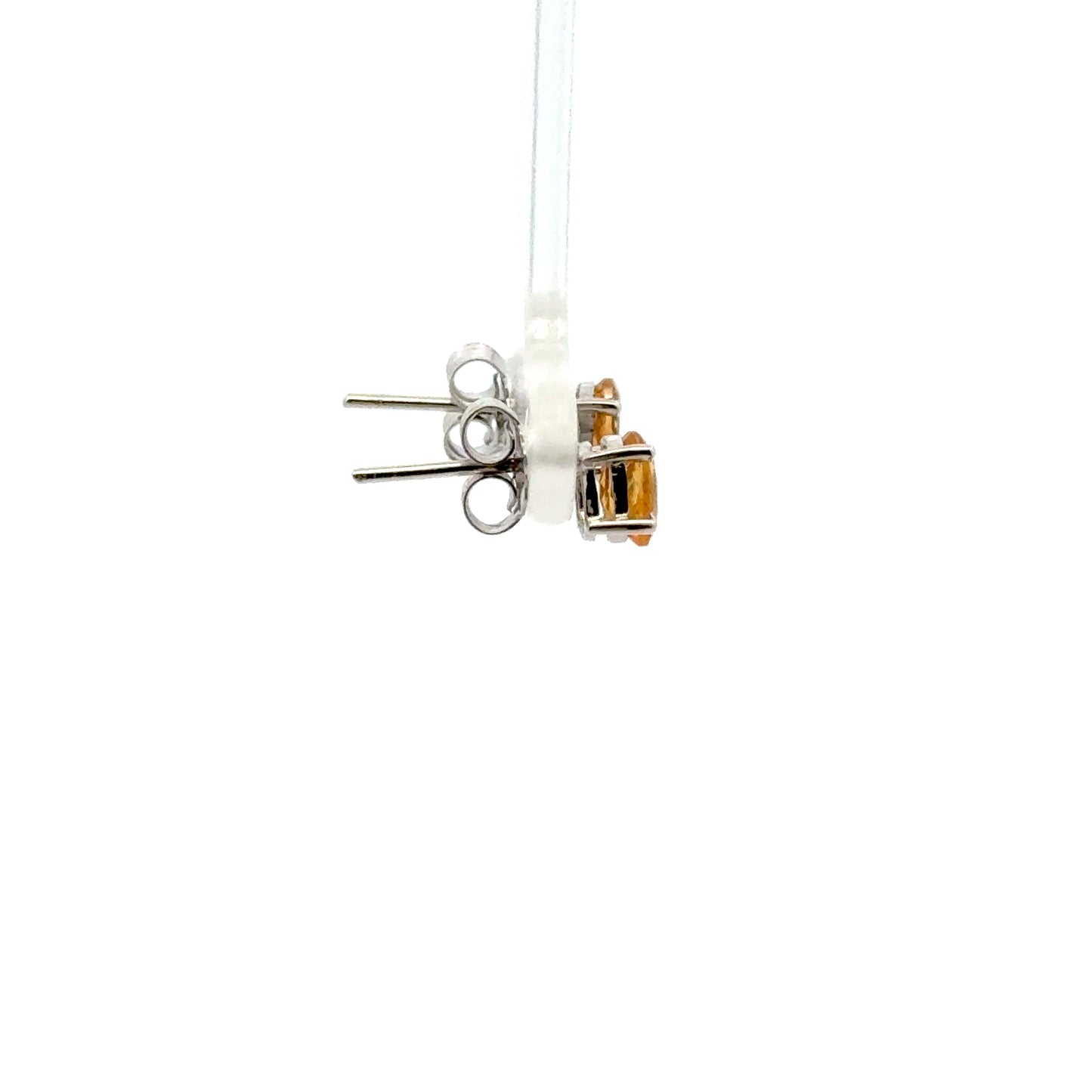 Citrine Earrings Diamond-Shaped – Unique Statement Jewelry with Warm Golden Glow